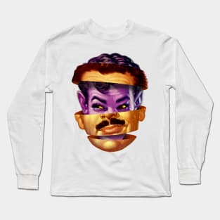 Purple Man Long Sleeve T-Shirt